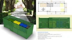 Box 'Linear' Zincato e Verniciato per Aree Tecniche e Ecologiche Varie Misure H160 cm - 2