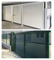 CANCELLO PEDONALE BATTENTE 'VENUS' ZINCATO E VERNICIATO - MISURA : cm 146,6 X 173 h - 2