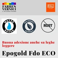 EPOGOLD - FONDO eco h2o: Anticorrosivo Epossidico AD ACQUA COLORE Verde - 3