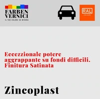 ZINCOPLAST - Fondo Finitura Per Lamiere Con Aggrappante - Satinato 5 kg/25kg - 3