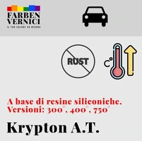 KRIPTON AT- Smalto Resistente Alle Alte Temperature - ALLUMINIO 400° - 20LT - 3