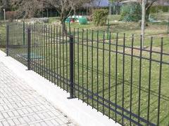 .Pannello di Recinzione Modulare in Ferro Pieno Zincato e Verniciato -Linea Alabama