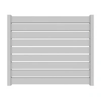 Doga in alluminio per recinzioni Orizzonte L 198 cm H 6 cm - 3