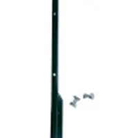 Prolunga dritta per Paletto Recinzioni a 'T' in Ferro Plastificato Verde mm30X30 L 65 cm - 2