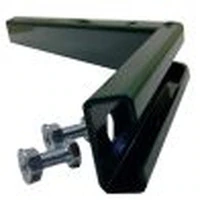 Prolunga esterna a 45° per Paletto Recinzioni a 'T' in Ferro Plastificato Verde mm35X35 L 50 cm - 2