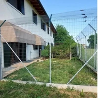 Prolunga esterna a 45° per Paletto Recinzioni a 'T' in Ferro Plastificato Verde mm35X35 L 50 cm - 4