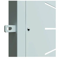 Piantana in Ferro Tubolare Quadro a Cementare 50x50 mm Zincato e Verniciato  -Linea Kansas Righe (Co - 2