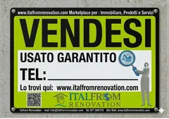 Cartello Veicoli Vendesi Usato Garantito (1pz) - in PVC per esterno - Formato A5