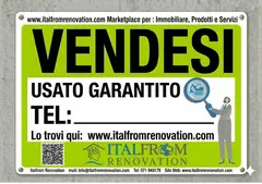 Cartello Veicoli Vendesi Usato Garantito (10pz) - in cartoncino per interno - Formato A5