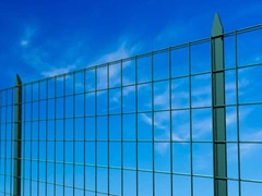 Recinzione Completa 25mt  Lineari Rete Metallica Plastificata (Rete h125 cm) (Maglia:mm75X50) con Paletti Interrati - 2