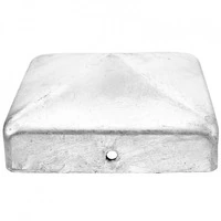 Copripalo  Zincato a Caldo per Palo Quadro in Legno - 91 x 91 mm
