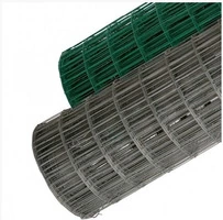 Recinzione Completa 25mt  Lineari Rete Metallica Plastificata (Rete h100 cm) (Maglia:mm75X50) con Paletti nel Cemento - 3