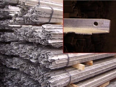 Recinzione Completa 25mt  Lineari Rete Metallica Zincata (Rete h100 cm) (Maglia:mm75X50) con Paletti nel Cemento - 3