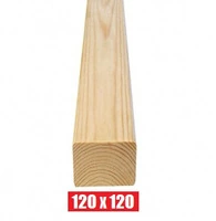 Morali Impregnati in Legno di Pino Nordico Impregnate - Trattati Classe III - 120x120 - H100cm