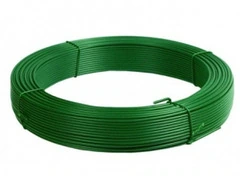 Filo di Tensione Plastificato Verde - Diametro 2,8mm - per Recinzioni in Rete Metallica - Matassa da 100 m