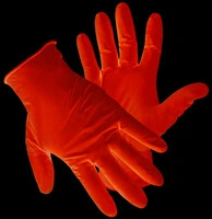 GUANTI MONOUSO IN NITRILE NITROFLEX CF.100 PZ. Col. Blu tg. 7,5 (M)