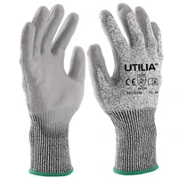 Utilia GUANTI ANTITAGLIO IN NYLON/POLIURETANO Col. Grigio tg. 8