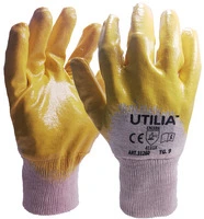 Utilia GUANTI IN NITRILE/COTONE Col. Giallo tg. 9