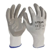 Utilia GUANTI IN NITRILE/NYLON Col. Grigio tg.11