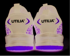 Utilia SCARPE ANTINFORTUNISTICA BASSE S1PS FO SR ANTHEA IN TESSUTO Col. Nero e Verde lime Mis. 42 - 3