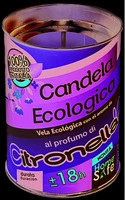 CITRONELLA IN CANDELA MADE IN ITALY Ø cm. 6x8 h