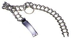COLLARE PER CANI NICHELATO cm. 45 - medio