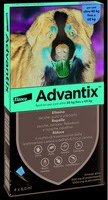 Elanco ANTIPARASSITARIO ADVANTIX (4 pipette) per cani 40÷60 kg.