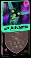 Elanco ANTIPARASSITARIO ADVANTIX (6 pipette)  per cani fino a 4 kg.
