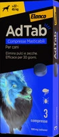 Elanco ANTIPARASSITARIO COMPRESSA MASTICABILE AdTab x cani 22÷45 kg. (cf. 3 compr. da 900 mg)