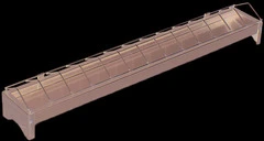 MANGIATOIA  PER PULCINI CON BARRE  cm. 50