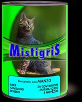 Morando BOCCONI PER GATTI ''MISTIGRIS'' gusto manzo - gr.  405