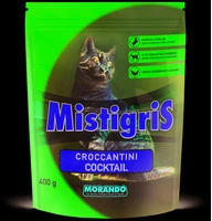 Morando CROCCANTINI PER GATTI ''MISTIGRIS'' gusto cocktail - gr.  400