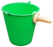 SECCHIO POPPATOIO PER VITELLI  lt. 12