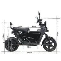 BEZIOR XIAONIU A 1500W Electric Motorcycle Truck Commuting Bike - 7