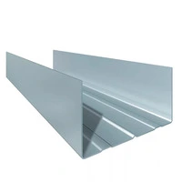 Guida a U 40/50/40 - Profilo per Cartongesso - Lunghezza Barra 300 cm - 2