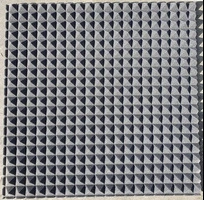Pannello Piramidale Fonoassorbente in Poliuretano Espanso per Isolamento Acustico - 100x50xH5 cm - 3
