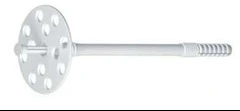 Tassello In Polipropilene Additivato - Diam. 10 mm - Lung. 90 mm Per Ancorare Pannelli Isolanti - Confezione Da 150 Pz