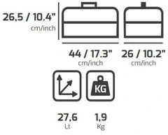 4 Pz- Cassetta Porta Attrezzi PLANO Design 911 - 2