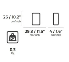 6 Pz-Tasca Portautensili Da Cintura In Tessuto PLANO Technics 534TB - 2