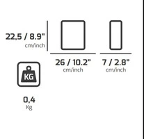 6 Pz- Cintura Da Carpentiere In Tessuto PLANO Technics 546TB - 2