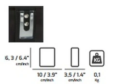 6 Pz- Tasca Porta Smartphone In Tessuto PLANO Technics 549XL - 2