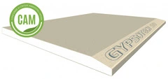 5 Pannelli in Cartongesso Gypsotech VAPOR Tipo A – 200 cm x 120 cm - Spessore 12,5 mm