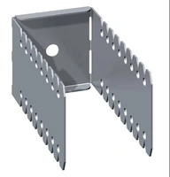 Staffa Registrabile 48X50 mm - Confezione 10 Pezzi