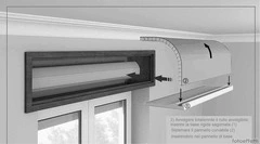 Kit Isolamento Cassonetto Tapparelle Avvolgibili Pannelli in Agglomerato di Resina Espansa ed EPS Bianco per Isolamento Termico/Acustico Cassonetto - Base 100 cm Copertura Avvolgibile 50 cm - 4