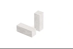 CONF. 10 PZ SET PER POSA FACILITATA ANGOLO A 90° PER BATTISCOPA SQUADRATO MDF FINITURA ROVERE SBIANCATO