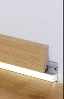 CONF. 10 PZ CANALINA IN ALLUMINIO PER FISSAGGIO LED A PAVIMENTO MISURE 16X42X2400 MM - 2