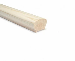 CORRIMANO SAGOMATO PINO GREZZO 62 X 45 X 3000 MM