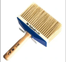 6 Pz - PENNELLESSA ANTIGOCCIA MISTA MANICO IN LEGNO SERIE 420 Dimensioni 50 X 150