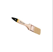 12 Pz - PENNELLESSA ANTIGOCCIA SETOLA BIONDA  MANICO IN LEGNO mm30