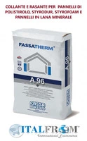 FassaTherm A96 Collante e Rasante a Base Cementizia - Sacco da 25 kg